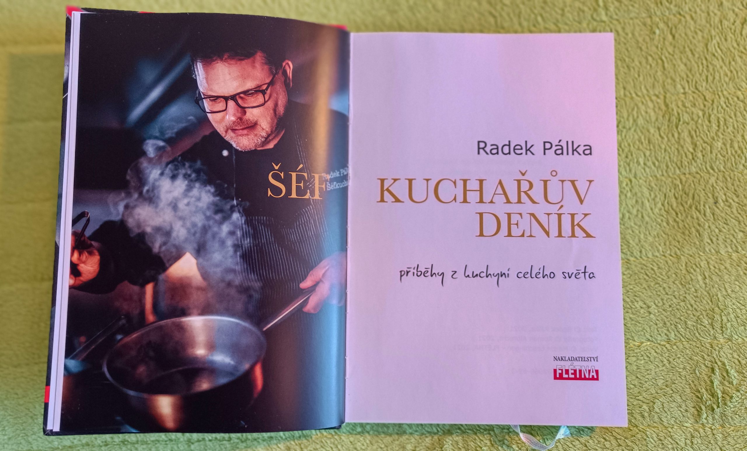 Šéfkuchařův deník od Radka Pálky